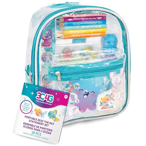 Aquatic Fantasy Rucksack mit Schreibwaren, 20,3 cm von Make It Real