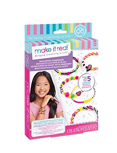 Make It Real 1209 Jewellery Making Sets for Children, Multi-Coloured von Make It Real