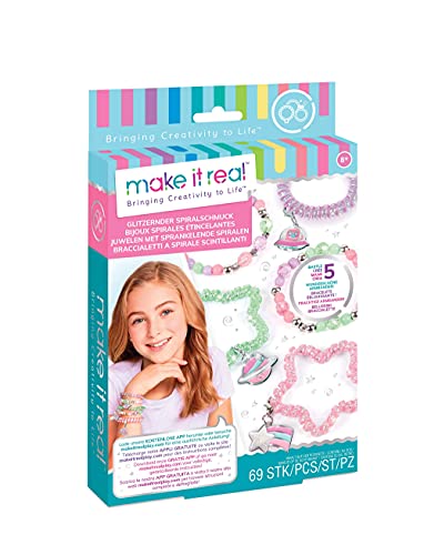 Make It Real 1210 Jewellery Making Sets for Children, Multi-Coloured von Make It Real