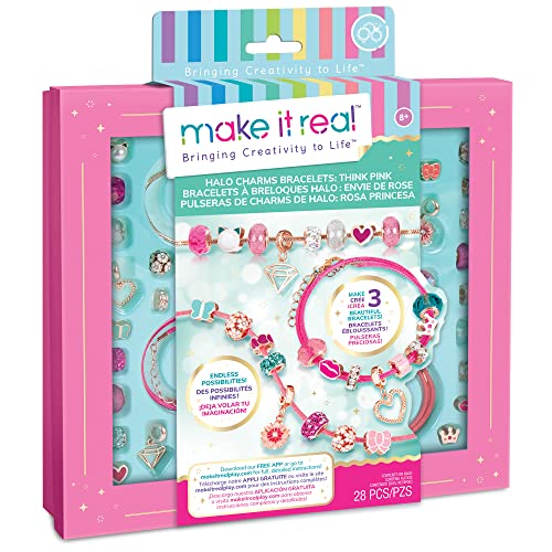 Make It Real 1722 Jewellery Making Sets for Children, Multi-Coloured von Make It Real