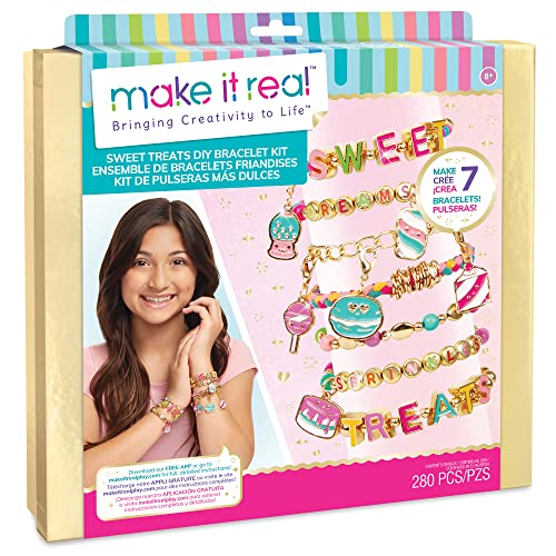 Make It Real 1728 Sweet Treats DIY Bracelet Kit Kreativ-Set, Multicoloured, Medium Make It Real 1728 Sweet Treats DIY Bracelet Kit Kreativ-Set, Multicoloured, Medium von Make It Real