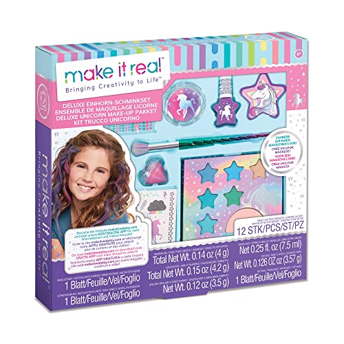 Make It Real 2902461 Unicorn Beauty Girls, Children, Make-Up Set, Cosmetic Kit von Make It Real