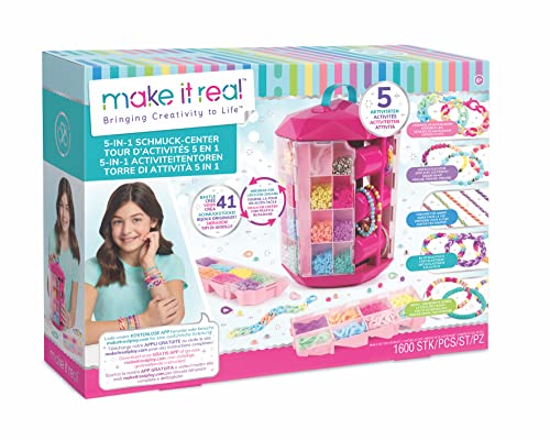 Make It Real 5in1 Activity Tower Perlenbehälter, Kreativ-Set 1754 Make It Real 5in1 Activity Tower Perlenbehälter, Kreativ-Set 1754 von Make It Real