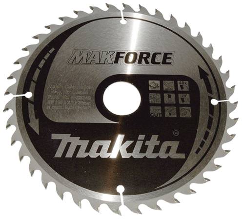 Makita MAKFORCE B-32340 Hartmetall Kreissägeblatt 190 x 30 x 1.4mm Zähneanzahl: 40 1St. von Makita