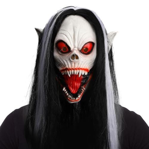 Makoike Vampir Zombie Maske Gruseliger Dämon Walking Dead Monster Masken Karneval Halloween Kostüm Cosplay Requisiten Makoike Vampir Zombie Maske Gruseliger Dämon Walking Dead Monster Masken Karneval Halloween Kostüm Cosplay Requisiten von Makoike
