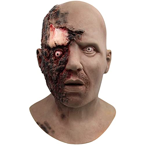 Makoike Zombie-Maske, realistische Menschen-Mann-Narben-Gesichtsmasken, gruseliger Zombie-Vollkopfhelm, Halloween-Kostüm, Cosplay-Requisiten Makoike Zombie-Maske, realistische Menschen-Mann-Narben-Gesichtsmasken, gruseliger Zombie-Vollkopfhelm, Halloween-Kostüm, Cosplay-Requisiten von Makoike