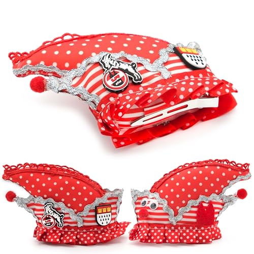 Makotex 1. FC Kln Haarclip Krtzchen Schiffchen Dom Htchen Clown Karneval Fasching Party Haarclip fr Fuballfans, Klner, Karneval- und Faschingfeiernde, Unisex-Erwachsene, Unisex-Kinder, Rot Makotex 1. FC Kln Haarclip Krtzchen Schiffchen Dom Htchen Clown Karneval Fasching Party Haarclip fr Fuballfans, Klner, Karneval- und Faschingfeiernde, Unisex-Erwachsene, Unisex-Kinder, Rot von Makotex