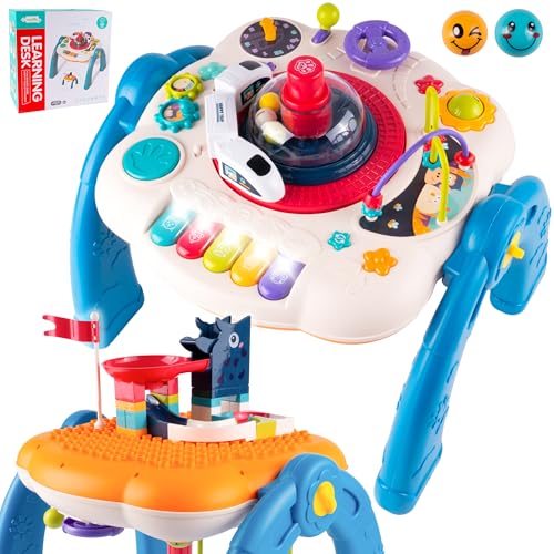 MalPlay Aktivitätstisch für Babyspielzeug, Lernspielzeug für Babys, Musiktisch Sensorisches Spielzeug für Babys im Alter von 6 bis 12 Monaten von MalPlay