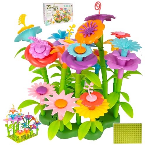 MalPlay Bausteine Baukasten Blumen Rätsel Bausätze Set 141 Stück DIY Gartenbau Bunte Klemmbausteine ab 3 Jahren MalPlay Bausteine Baukasten Blumen Rätsel Bausätze Set 141 Stück DIY Gartenbau Bunte Klemmbausteine ab 3 Jahren von MalPlay