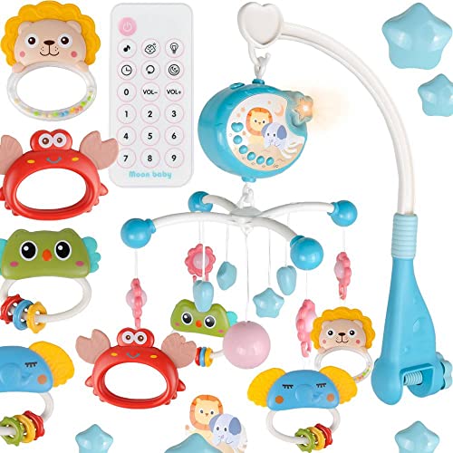 MalPlay Mobile mit Spieluhr Babymobile für Kinderbett mit Projektor, Fernbedinung Spielzeug für Neugeborene und Kleinkinder Babyausstattung ab Geburt MalPlay Mobile mit Spieluhr Babymobile für Kinderbett mit Projektor, Fernbedinung Spielzeug für Neugeborene und Kleinkinder Babyausstattung ab Geburt von MalPlay