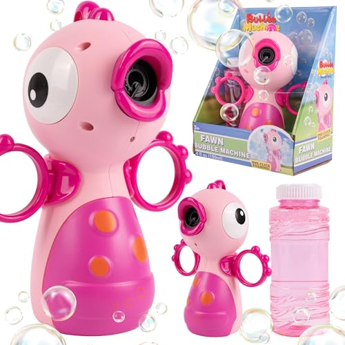 MalPlay Seifenblasen Vögelchen Seifenblasenmaschine mit Flüssigkeit, Seifenblasenpistole innen und draußen, Bubble Gun, Blasenspielzeug für Kinder, Rosa MalPlay Seifenblasen Vögelchen Seifenblasenmaschine mit Flüssigkeit, Seifenblasenpistole innen und draußen, Bubble Gun, Blasenspielzeug für Kinder, Rosa von MalPlay