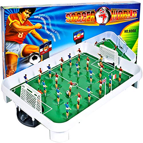 MalPlay Tischfussball | Tischkicker für Kinder ab 3 Jahren | Jungen und Mädchen | mit Einer Anzeigetafel MalPlay Tischfussball | Tischkicker für Kinder ab 3 Jahren | Jungen und Mädchen | mit Einer Anzeigetafel von MalPlay