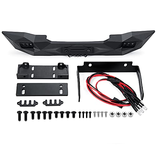 Maleonn RC Frontstoßstange mit LED-Leuchten und Abschlepphaken für Axial SCX10 & SCX10 II Upgrades 1/10 RC Crawler Auto Zubehör Upgrades Teile Maleonn RC Frontstoßstange mit LED-Leuchten und Abschlepphaken für Axial SCX10 & SCX10 II Upgrades 1/10 RC Crawler Auto Zubehör Upgrades Teile von Maleonn