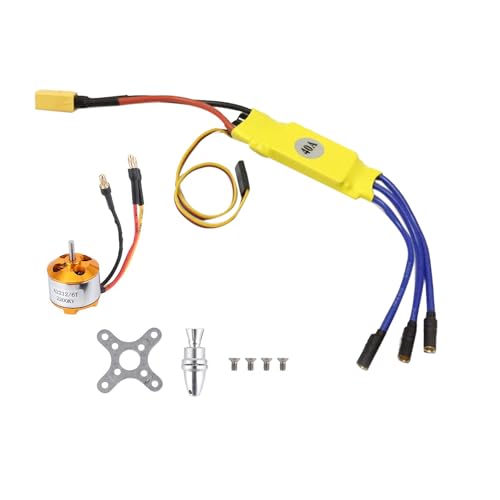 Malloy 2212 KV2200 Motor + 40A ESC XT60 RC Motor ESC Set Wie Gezeigt Aufwertungs-Zubehör für Drohnen-Hubschrauber. von Malloy