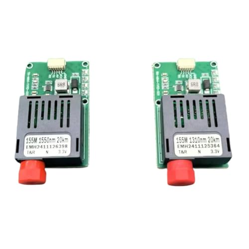 Malloy TTL-Optiktransceiver- für Drohnen FC RX/TX/AV/VCC/GND-Schnittstelle TTL-Zu-Faser-Optikmodul Luft-Ende + Boden-Ende von Malloy