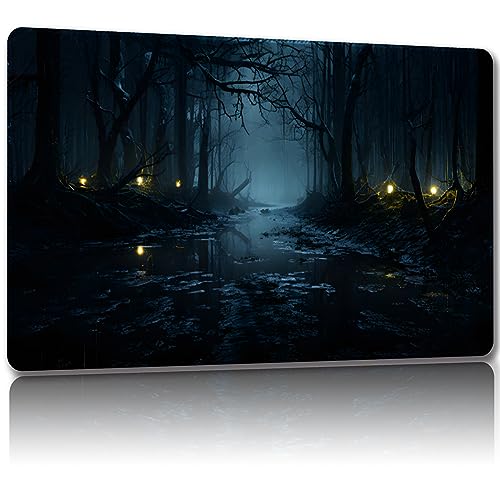 Malqiqi Spielmatte für MTG mit kostenlosen Aufbewahrungstaschen, 61 x 35,6 cm, Spielmatte für TCG und Brettspiele, Mauspad, Schreibtischunterlage (Magic 65, regulär) von Malqiqi