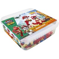 HAMA 8757 - My first Hama, Bügelperlen Maxi3+, Paw Patrol Dino Movie, Box mit ca. 600 Stück, Stiftplatte und Zubehör von Malte Haaning Plastic A/S, Dänemark