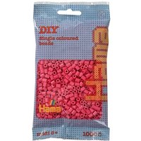 Hama 207-121 - DIY Bügelperlen Midi 5+, ca. 1000 Stück, Pink von Malte Haaning Plastic A/S, Dänemark