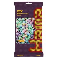 Hama 8474 - DIY Bügelperlen Maxi 3+, Pastellmix mit 5 Farben, Beutel, 500 Stück Hama 8474 - DIY Bügelperlen Maxi 3+, Pastellmix mit 5 Farben, Beutel, 500 Stück von Malte Haaning Plastic A/S, Dänemark