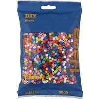 Hama Bügel-Perlen, 3000 Stück, Vollton-Mix von Dan Import