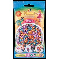 Hama 207-92 - DIY Bügelperlen Midi 5+, ca. 1000 Stück, Mix 92 gestreift von Hama