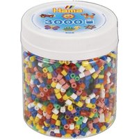 Hama 209-00 - Perlen, Dose mit 3000 Midi-Perlen, Bügelperlen, Volltonmix 10 Farben Hama 209-00 - Perlen, Dose mit 3000 Midi-Perlen, Bügelperlen, Volltonmix 10 Farben von Malte Haaning Plastic A/s
