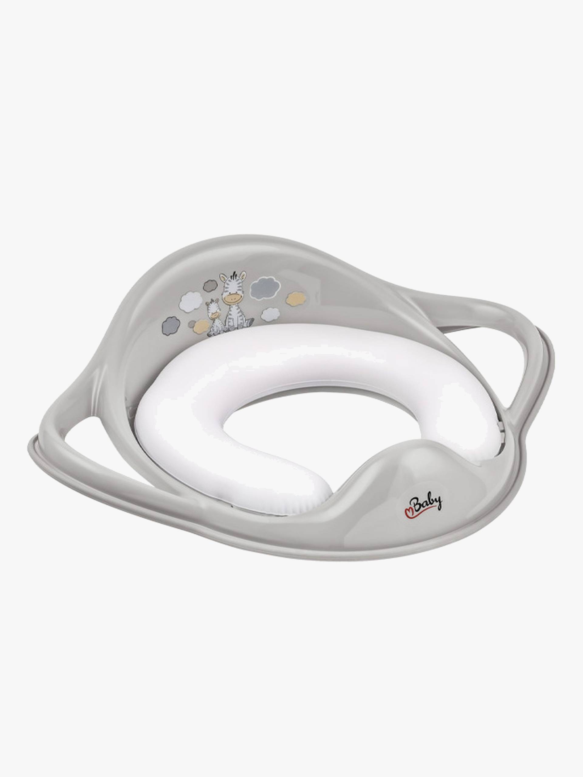 Maltex Zebra Gepolsterter Toilettensitz , Grau Maltex Zebra Gepolsterter Toilettensitz , Grau von Maltex