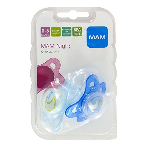 MAM Night Silikon 0-6 Monate 2 St MAM Night Silikon 0-6 Monate 2 St von Mam Babyartikel