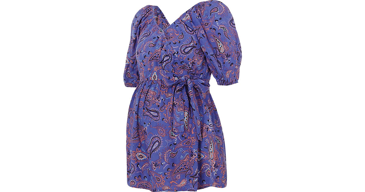 Umstandsbluse MLTULI blau Gr. 38 Damen Erwachsene Umstandsbluse MLTULI blau Gr. 38 Damen Erwachsene von Mamalicious