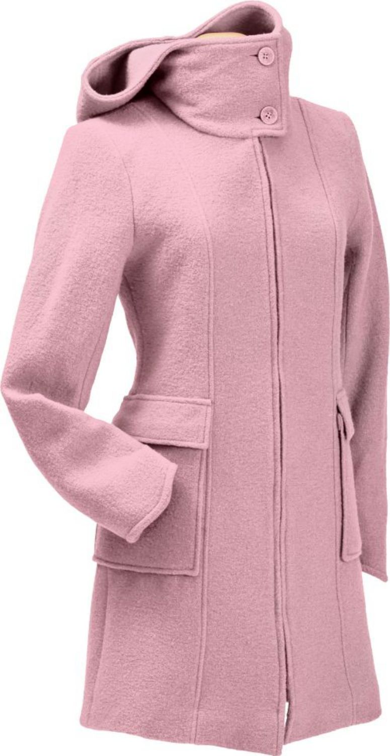 Mamalila Kapuzen-Tragemantel Vienna aus Wollwalk - XL Winter Rose von Mamalila