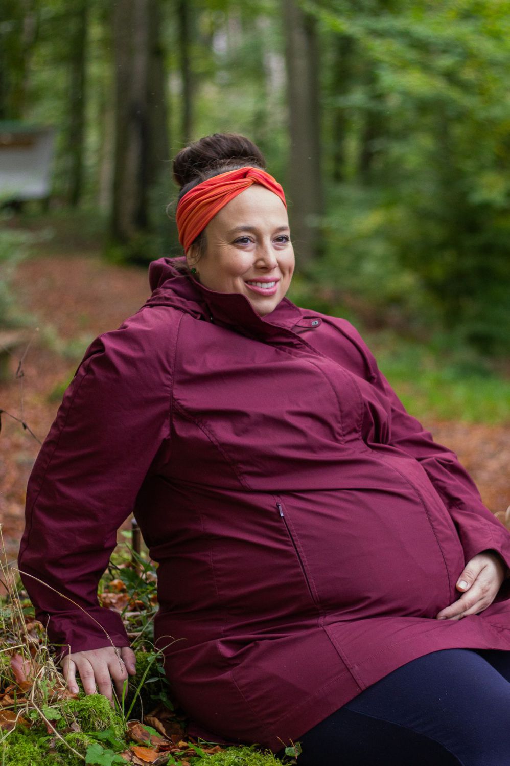 Mamalila Kurzmantel zum Babytragen Berlin - Beere S Mamalila Kurzmantel zum Babytragen Berlin - Beere S von Mamalila