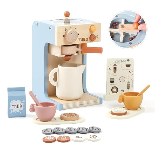 Mamimami Home Kaffeemaschine Kinder Holz personalisierbar,Kaffeemaschine Kinder Mit Sound,Spielküche Holz,22-Teilig, Dahinter Befindet Sich Stauraum,Spielzeug mit Name Mamimami Home Kaffeemaschine Kinder Holz personalisierbar,Kaffeemaschine Kinder Mit Sound,Spielküche Holz,22-Teilig, Dahinter Befindet Sich Stauraum,Spielzeug mit Name von Mamimami Home