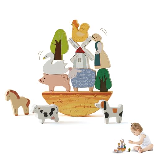 Mamimami Home Montessori Holzspielzeug Stapelspiel Stapelspielzeug Nutztiere zum Stapeln Bausteine Balancespiel Holz Motorikspielzeug Feinmotorik Lernspielzeug Geschenke ab 3 4 5 Jahren Mamimami Home Montessori Holzspielzeug Stapelspiel Stapelspielzeug Nutztiere zum Stapeln Bausteine Balancespiel Holz Motorikspielzeug Feinmotorik Lernspielzeug Geschenke ab 3 4 5 Jahren von Mamimami Home