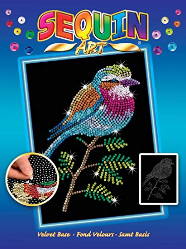 Mammut Spiel & Geschenk 8041806 Sequin Art Paillettenbild Vogel, Steckbild, Bastelset mit Styropor-Rahmen, samtige Bildvorlage, Pailletten, Steckstiften, Anleitung, für Kinder ab 8 Jahre, Mittel Mammut Spiel & Geschenk 8041806 Sequin Art Paillettenbild Vogel, Steckbild, Bastelset mit Styropor-Rahmen, samtige Bildvorlage, Pailletten, Steckstiften, Anleitung, für Kinder ab 8 Jahre, Mittel von Mammut Spiel & Geschenk