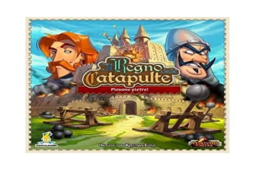 Mancalamaro Das Königreich der Katapulten Brettspiel auf Italienisch von Mancalamaro