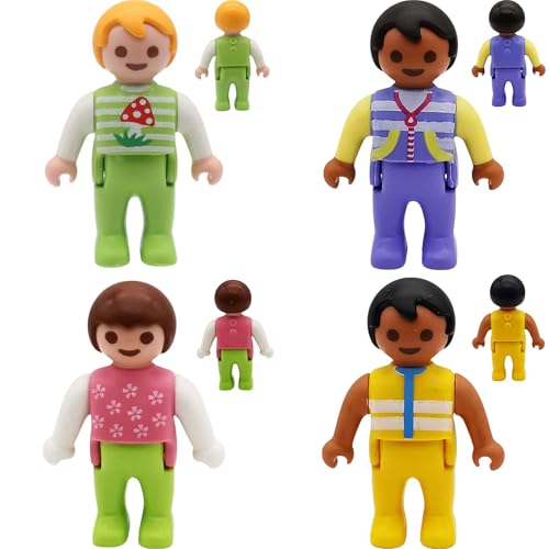 Mandea Komplettset-Bundle & Einzelfiguren für Playmobil Baby Figuren | Mehr als 25 Original-Figuren, neu verpackt (053-4er Bundle 3) von Mandea