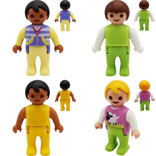 Mandea Komplettset-Bundle & Einzelfiguren für Playmobil Baby Figuren | Mehr als 25 Original-Figuren, neu verpackt (055-4er Bundle 5) von Mandea