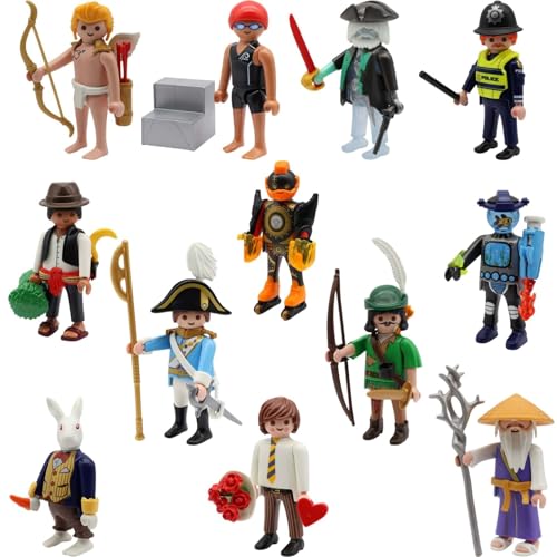 Mandea Komplettset-Bundle & Einzelfiguren für Playmobil Figures Serie 27 (71760) | Alle 12 Original-Figuren, neu verpackt (001 - Mandea Bundle (12 Figuren)) von Mandea