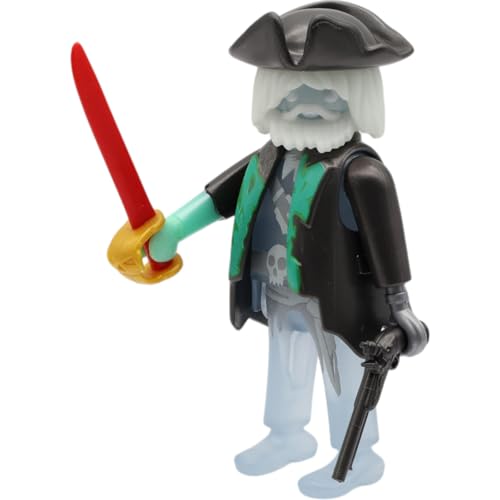 Mandea Komplettset-Bundle & Einzelfiguren für Playmobil Figures Serie 27 (71760) | Alle 12 Original-Figuren, neu verpackt (004 - Pirat) von Mandea