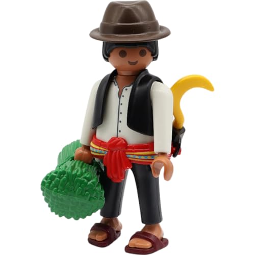 Mandea Komplettset-Bundle & Einzelfiguren für Playmobil Figures Serie 27 (71760) | Alle 12 Original-Figuren, neu verpackt (006 - Campesino) von Mandea