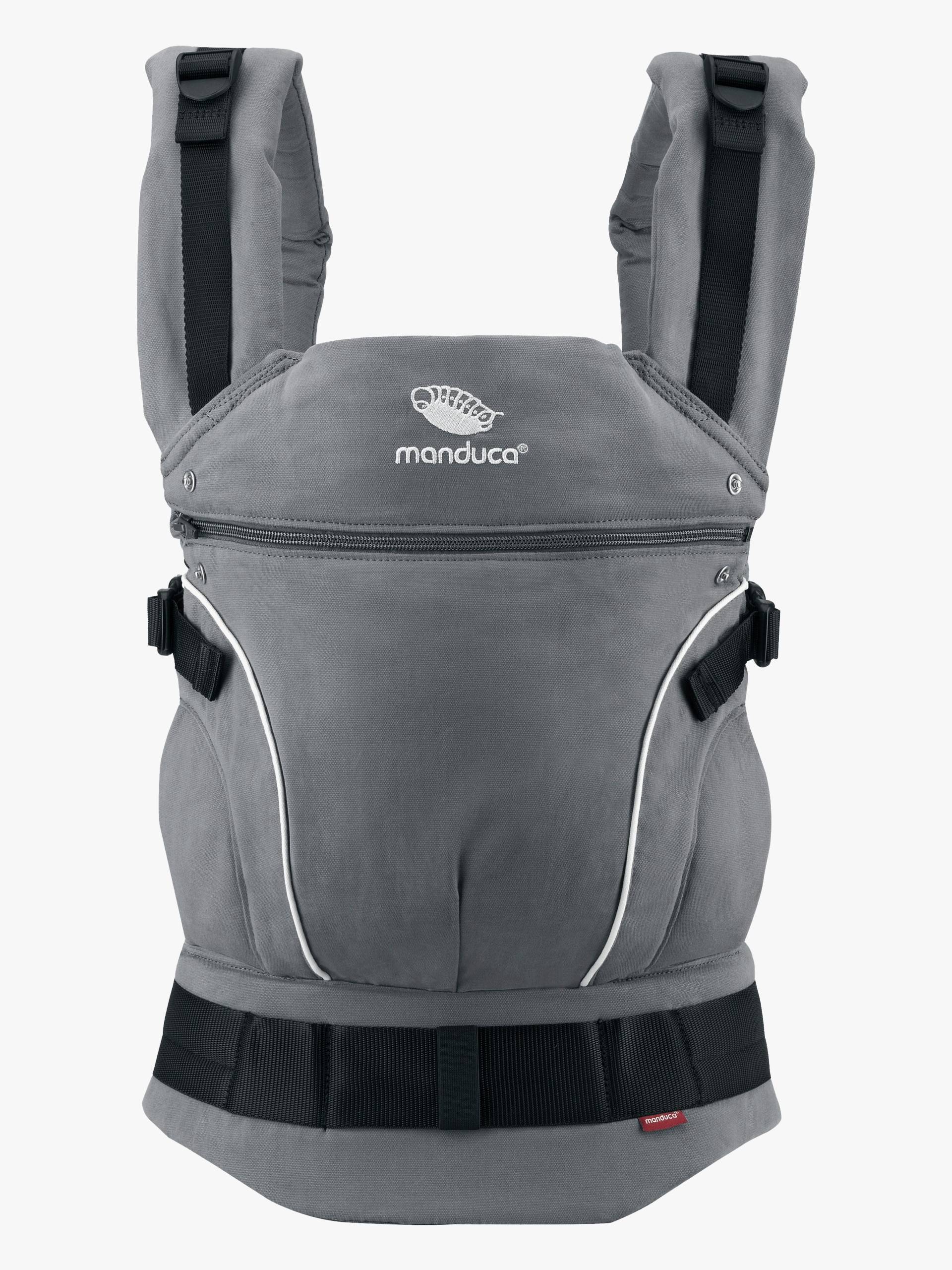 Manduca First PureCotton Babytrage, Dark Grey von Manduca