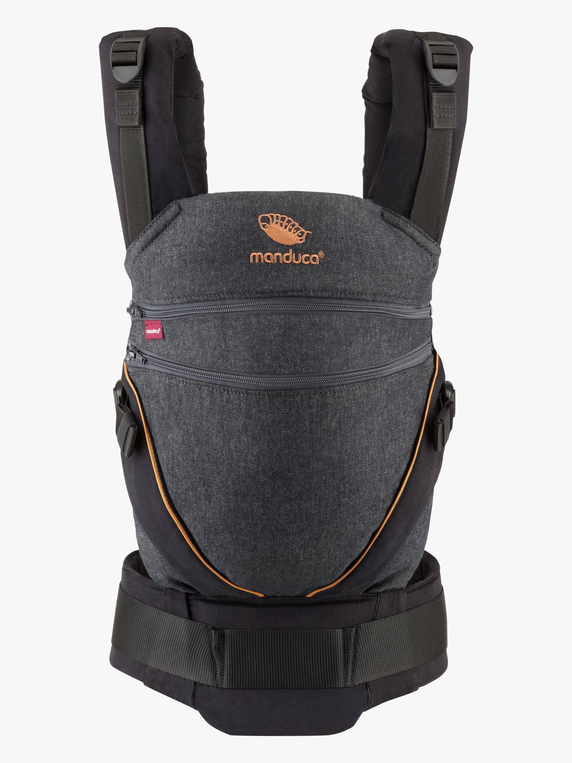 Manduca XT Cotton Babytrage, Denimblack-Toffee von Manduca