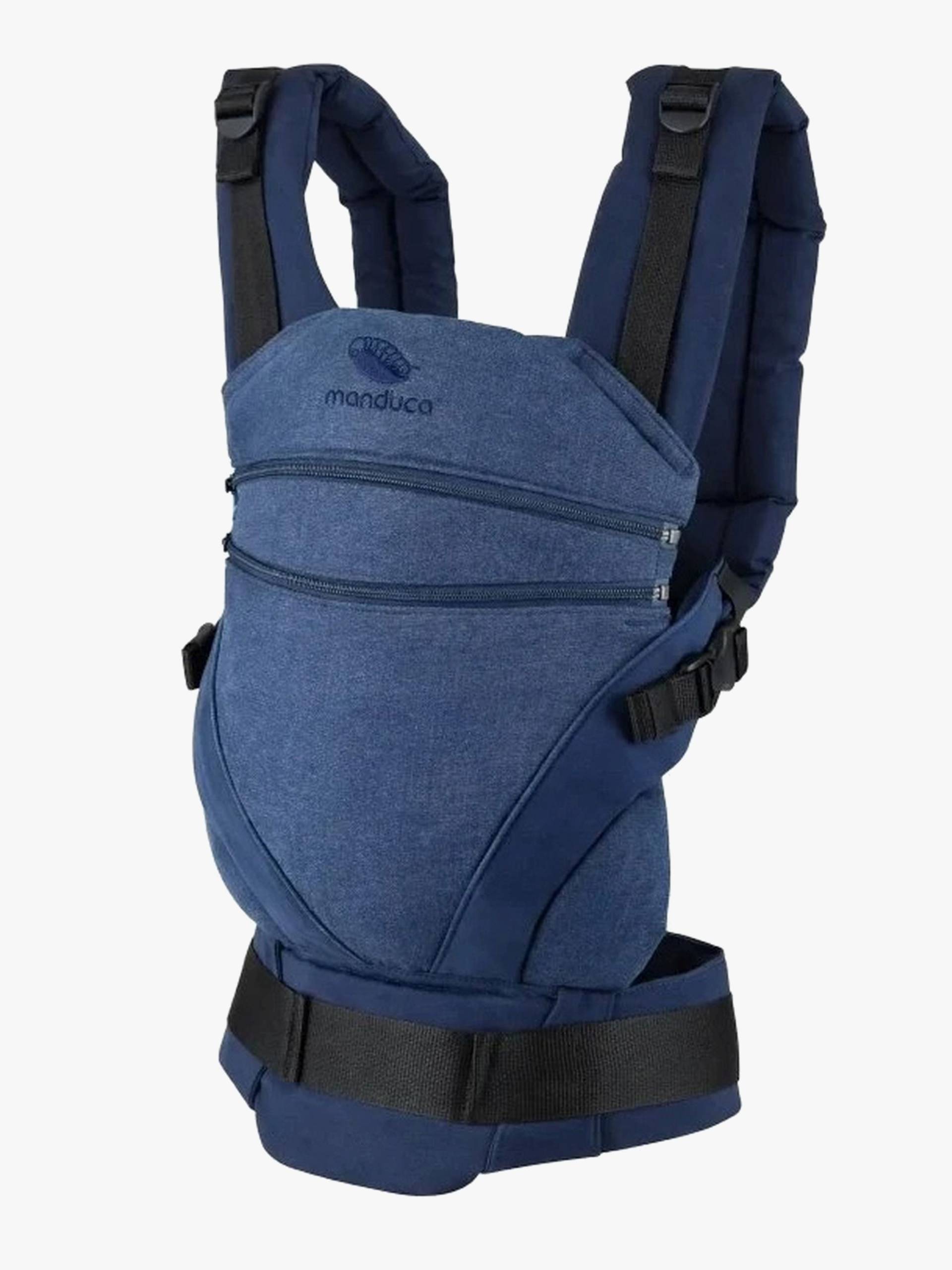 Manduca XT Cotton Babytrage, Melange Blue von Manduca