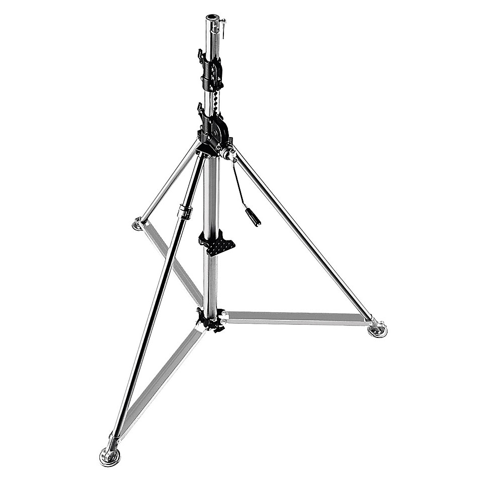 Manfrotto SUPER WIND UP STAINLESS STEEL Lichtstativ Manfrotto SUPER WIND UP STAINLESS STEEL Lichtstativ von Manfrotto