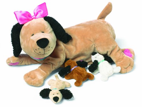 Manhattan Toy 106690 Toy Nursing Nana Dog, der weiches Plüschtier-Spielzeug ernährt, 25.4cm von Manhattan Toy