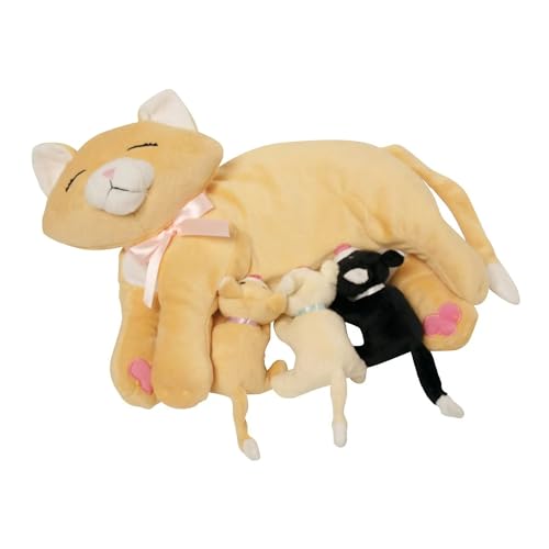 Manhattan Toy 107790 Nursing Nina Cat, die weiches Spielzeug pflegt von Manhattan Toy