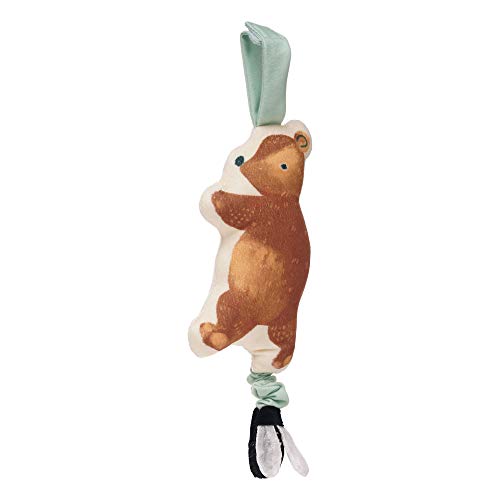 Manhattan Toy 160700 Bumble Bear Baby-Reisespielzeug mit Wackelzug, Crinkle-Stoff und Verstellbarer Stoffschlaufe für Tragehilfen und Kinderbetten, Mehrfarbig Manhattan Toy 160700 Bumble Bear Baby-Reisespielzeug mit Wackelzug, Crinkle-Stoff und Verstellbarer Stoffschlaufe für Tragehilfen und Kinderbetten, Mehrfarbig von Manhattan Toy