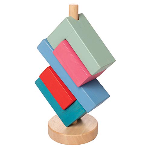 Manhattan Toy 218150 Bam Stack-a-Lacka Stapelspielzeug aus Holz für Kleinkinder, Multi von Manhattan Toy