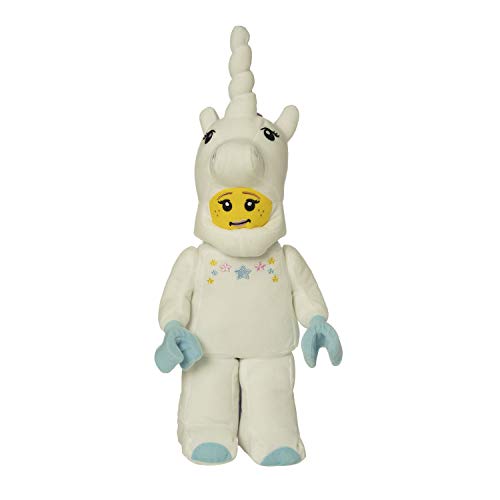 Manhattan Toy 335500 Unicorn Girl Lego Iconic Plüsch Minifigur Charakter, Multicolour, 43.18cm von Manhattan Toy