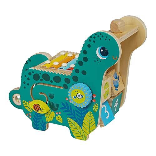 Manhattan Toy Dinosaurier-Musikinstrument und Aktivitätsspielzeug aus Holz für Kleinkinder und Vorschule, mit Xylophon, Sägezahnrillen und Solo-Schlägel Manhattan Toy Dinosaurier-Musikinstrument und Aktivitätsspielzeug aus Holz für Kleinkinder und Vorschule, mit Xylophon, Sägezahnrillen und Solo-Schlägel von Manhattan Toy